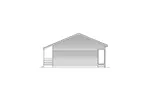 Country House Plan Right Elevation - Provider II Country Ranch Home 001D-0040 - Shop House Plans and More