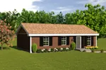 House Plan Front of Home 001D-0041