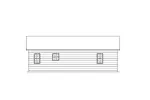 Lake House Plan Rear Elevation - Grass Roots I Ranch Home 001D-0041 - Search House Plans and More