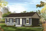 House Plan Front of Home 001D-0042