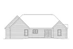 Traditional House Plan Rear Elevation - Cumberland Country Ranch Home 001D-0044 - Search House Plans and More