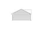 Cabin & Cottage House Plan Left Elevation - Manchester Country Home 001D-0045 - Shop House Plans and More