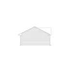 Ranch House Plan Left Elevation - Manchester Country Home 001D-0045 - Shop House Plans and More