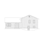 Ranch House Plan Rear Elevation - Summit Split-Level Home 001D-0054 - Shop House Plans and More