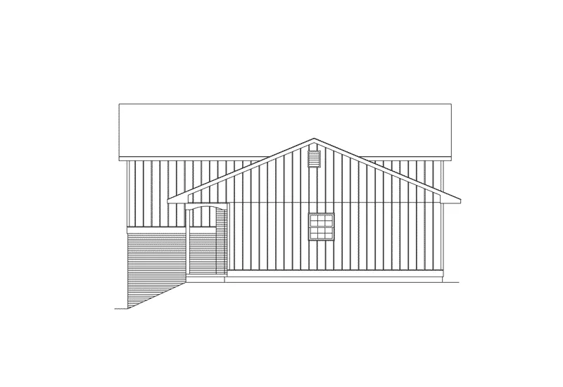Ranch House Plan Right Elevation - Summit Split-Level Home 001D-0054 - Shop House Plans and More