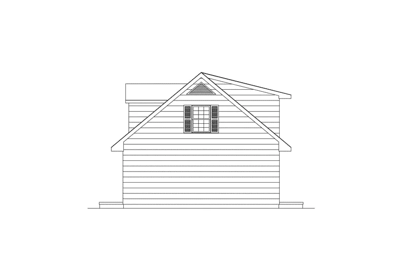 Vacation House Plan Right Elevation - Hatteras II Vacation Home 001D-0056 - Search House Plans and More