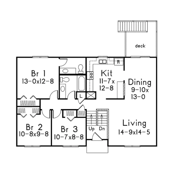 Mountain House Plan First Floor - Woodland I Rustic Mountain Home 001D-0057 - Shop House Plans and More