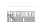 Mountain House Plan Rear Elevation - Woodland I Rustic Mountain Home 001D-0057 - Shop House Plans and More