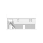 Country House Plan Rear Elevation - Woodland II Split-Level Home 001D-0058 - Shop House Plans and More