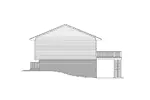 Colonial House Plan Right Elevation - Woodland II Split-Level Home 001D-0058 - Shop House Plans and More