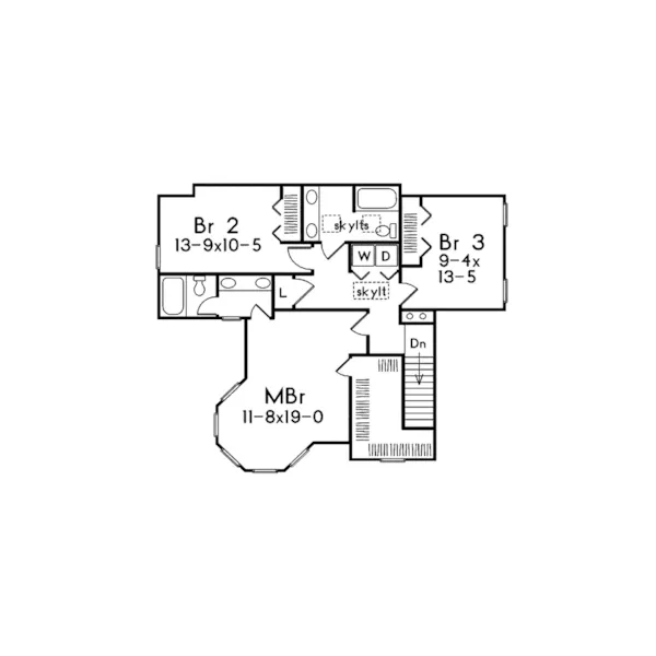 Victorian House Plan Second Floor - Lexington Victorian Home 001D-0059 - Shop House Plans and More