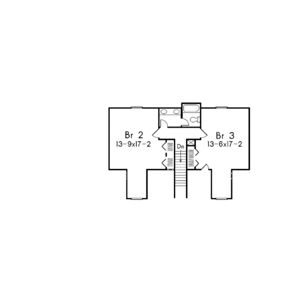 Country House Plan Second Floor - Country Ranch Farmhouse 001D-0061 - Search House Plans and More