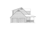Country House Plan Left Elevation - Country Ranch Farmhouse 001D-0061 - Search House Plans and More