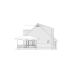 Country House Plan Right Elevation - Country Ranch Farmhouse 001D-0061 - Search House Plans and More