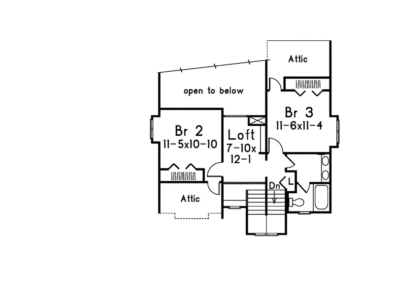Contemporary House Plan Second Floor - Landmark Contemporary Home 001D-0062 - Shop House Plans and More