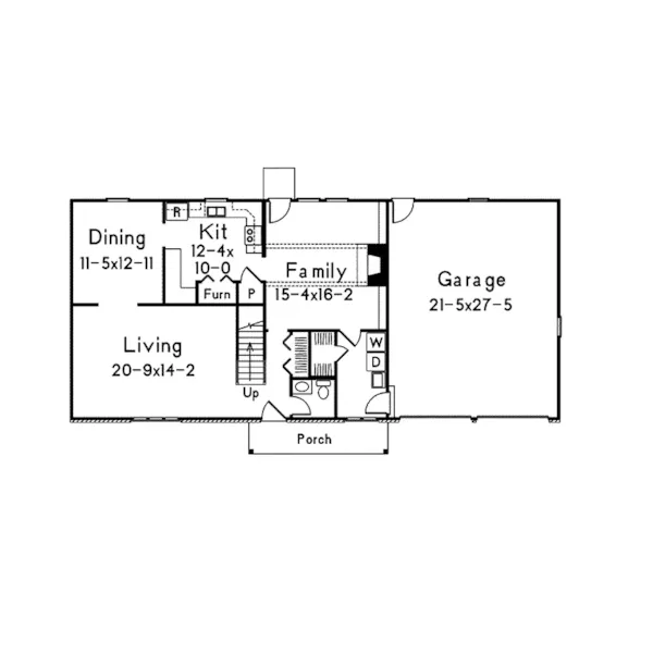 Tudor House Plan First Floor - Farmington Country Tudor Home 001D-0063 - Search House Plans and More