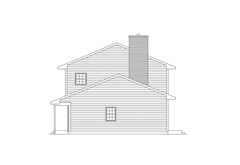 Tudor House Plan Right Elevation - Farmington Country Tudor Home 001D-0063 - Search House Plans and More