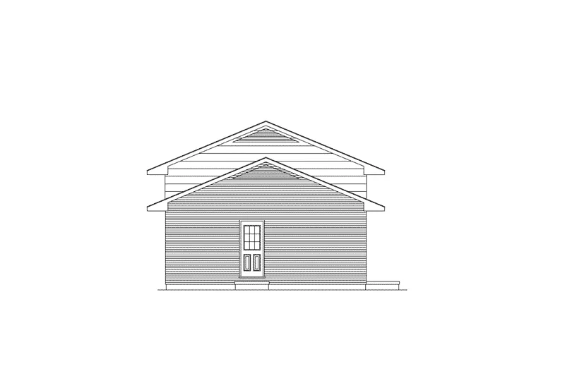 Country House Plan Left Elevation - Old Hickory Traditional Home 001D-0065 - Shop House Plans and More
