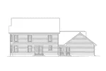 Southern House Plan Rear Elevation - Belmont Country Home 001D-0066 - Search House Plans and More