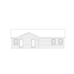 Vacation House Plan Rear Elevation - Delta Queen I Ranch Home 001D-0067 - Search House Plans and More