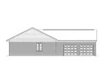 Traditional House Plan Left Elevation - Monteray Ranch Home 001D-0071 - Shop House Plans and More