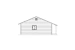 Cabin & Cottage House Plan Left Elevation - Burlington II Country Home 001D-0073 - Search House Plans and More