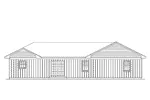 Cabin & Cottage House Plan Rear Elevation - Cambridge Ranch Vacation Home 001D-0076 - Search House Plans and More