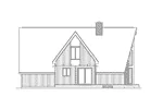 A-Frame House Plan Left Elevation - Grandview A-Frame Home 001D-0077 - Search House Plans and More
