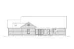 Country House Plan Rear Elevation - Madison Country Ranch Home 001D-0079 - Shop House Plans and More