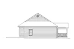 Country House Plan Left Elevation - Savannah Ranch Home 001D-0080 - Shop House Plans and More