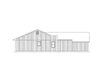 Ranch House Plan Left Elevation - Sienna Contemporary Ranch Home 001D-0083 - Shop House Plans and More