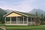 Cabin & Cottage House Plan Front Image - Highlander Country Cabin Home 001D-0085 - Search House Plans and More