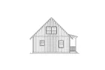 Beach & Coastal House Plan Rear Elevation - Woodbridge A-Frame Cottage Home 001D-0086 - Shop House Plans and More