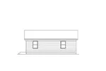 Cabin & Cottage House Plan Rear Elevation - Crosswood Ranch Cabin Home 001D-0088 - Search House Plans and More