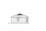 Cabin & Cottage House Plan Right Elevation - Crosswood Ranch Cabin Home 001D-0088 - Search House Plans and More