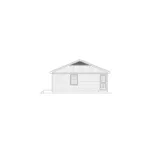 Cabin & Cottage House Plan Right Elevation - Oakland Small Home 001D-0089 - Shop House Plans and More