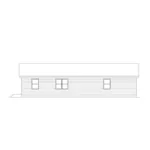 Ranch House Plan Rear Elevation - Woodcrest Ranch Home 001D-0090 - Shop House Plans and More