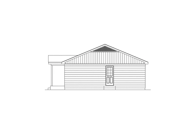 Country House Plan Right Elevation - Ashland Ranch Home 001D-0091 - Search House Plans and More