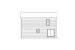 Colonial House Plan Rear Elevation - Rushville Traditional Home 001D-0092 - Shop House Plans and More