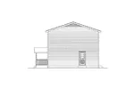 Colonial House Plan Right Elevation - Rushville Traditional Home 001D-0092 - Shop House Plans and More