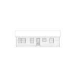 Vacation House Plan Rear Elevation - Green Crossing Ranch Home 001D-0093 - Search House Plans and More