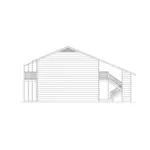 Colonial House Plan Left Elevation - Villager I Two-Story Fourplex 001D-0094 - Shop House Plans and More