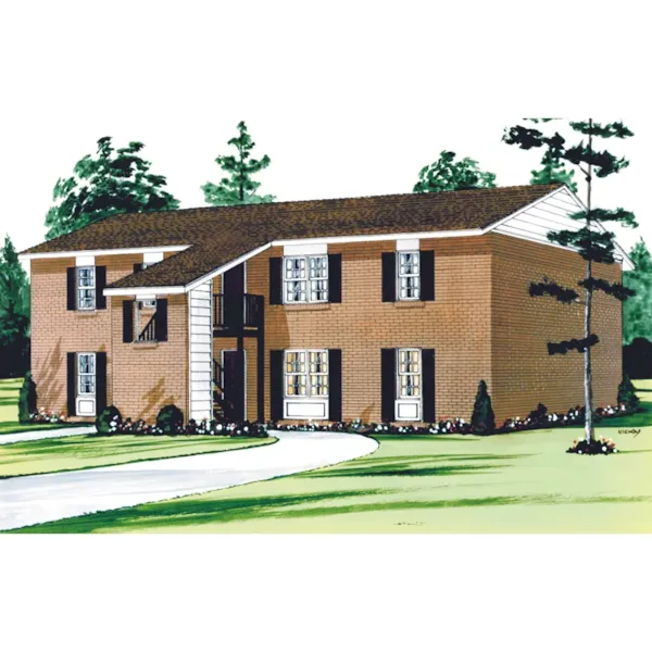 A Balance Of Style And Function Describes This Multi-Family Home Plan