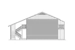 Colonial House Plan Right Elevation - Villager III Two-Story Fourplex 001D-0096 - Shop House Plans and More
