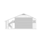 Colonial House Plan Right Elevation - Villager III Two-Story Fourplex 001D-0096 - Shop House Plans and More