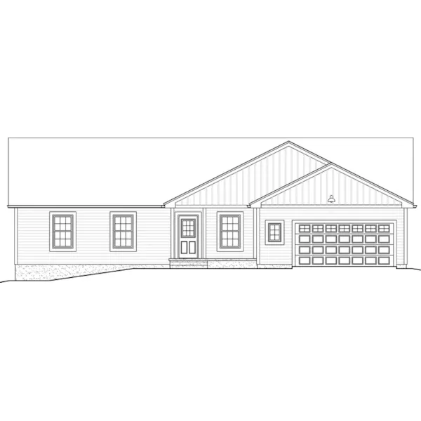 Cabin & Cottage House Plan Front Elevation - Corwin Ranch Home 001D-5041 | House Plans and More