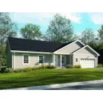 Cabin & Cottage House Plan Front of Home - Corwin Ranch Home 001D-5041 | House Plans and More