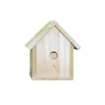 Traditionally shaped all wood bird house