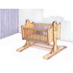 Charming Old-fashioned rocking cradle is easy-to-build and can be handed down through the generations