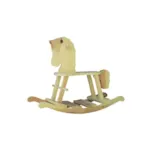 This rustic rocking horse is the perfect traditional addition to a kid's bedroom